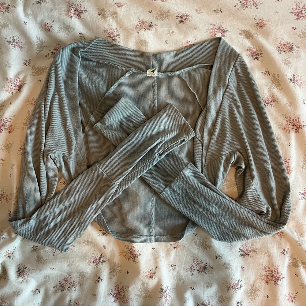 Old Navy Long Sleeve UltraLite Rib-Knit Bolero Cardigan Sweater